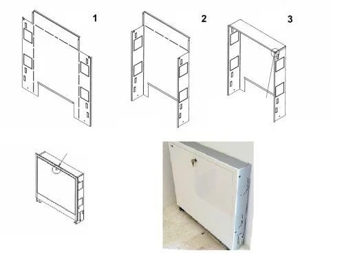 КОЛЕКТОРНА КУТИЯ ЗА ПОДОВО 800 x 450 x 110-170
