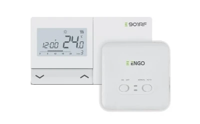 БЕЗЖИЧЕН ТЕРМОСТАТ E901RF ПРОГРАМИРУЕМ ENGO