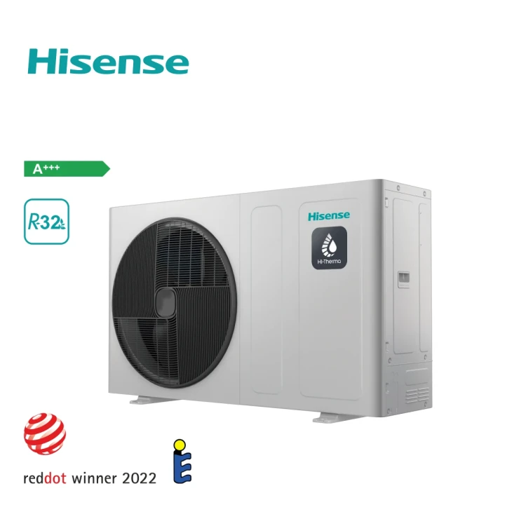 Hisense, термопомпа Hi-Therma Monobloc R32 - 14.5kW/10.0kW от./охл. 400V @А