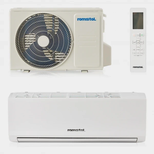 ИНВЕРТОРЕН КЛИМАТИК ROMSTAL EcoVent 500, 12000 BTU, R32, КЛАС A++/A+, WI-FI, БЕЗ КИТ