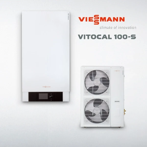 Viessmann, термопомпа Vitocal 100-S AWB-M-E-AC 101.A, 6.0kW/5.7kW от./охл., 230V