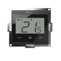 Thumbnail 1 of ENGO ТЕРМОСТАТ ЦИФРОВ SMART, ЗА РАМКА 55Х55ММ, ЖИЧЕН, ЧЕРЕН, РАБОТИ И С WI FI 230 V, E55В230WiFi