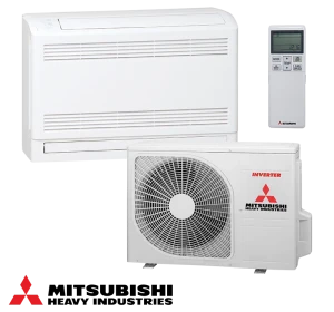 Снимка на Инверторен климатик Mitsubishi Heavy Industries SRF25ZS-W + SRC25ZS-W - подово тяло