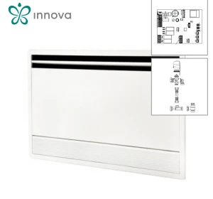 Снимка на Innova, конвектор за скрит подов монтаж SLI 800 + платка за вграждане + трипътен вентил