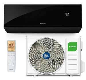 Снимка на Инверторен стенен климатик KAISAI BLACK PRO HEAT + KRB-09TLHI / KRWB-09TLHO/WiFi - black
