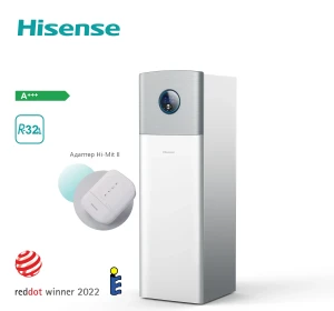 Снимка на Hisense, термопомпа Hi-Therma Integra R32 - 14.5kW/10.0kW от./охл. 230V + Wi-Fi Hi-Mit II APP GW @A
