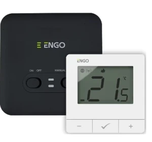 Снимка на ENGO ТЕРМОСТАТ, БЕЗЖИЧЕН, НА БАТЕРИИ,БЯЛ, E20iWWiFi