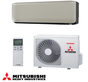Снимка на Инверторен климатик Mitsubishi Heavy Industries SRK25ZS-WFT + SRC25ZS-W