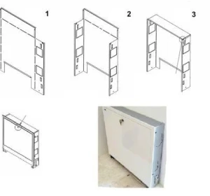 Снимка на КОЛЕКТОРНА КУТИЯ ЗА ПОДОВО 400 x 450 x 110-170