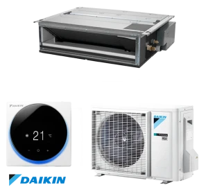 Снимка на Канален климатик Daikin FDXM25F9 + RXM25R, 9 000 BTU