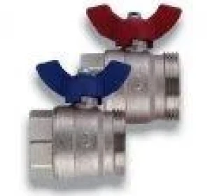 Снимка на КОМПЛЕКТ КРАНОВЕ ЗА КОЛЕКТОРНА ГРУПА  KERMI 1 1/4"X1" Ж-М