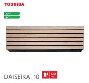Снимка на Toshiba, инверторен климатик Daiseikai 10 Wood 13000 BTU Wi Fi (*)